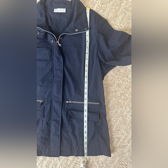 Anatomie Elizabeth Ladies Large Navy Short Sleeve‎ Jacket - Picture 8 of 8